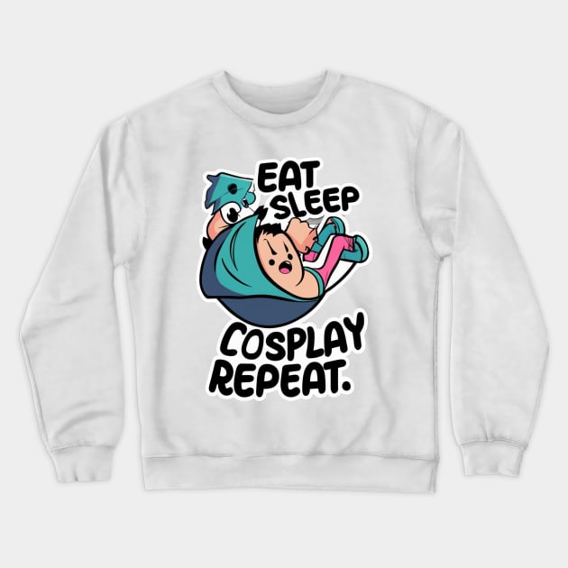 Cosplay Player Crewneck Sweatshirt by yourfavdraw